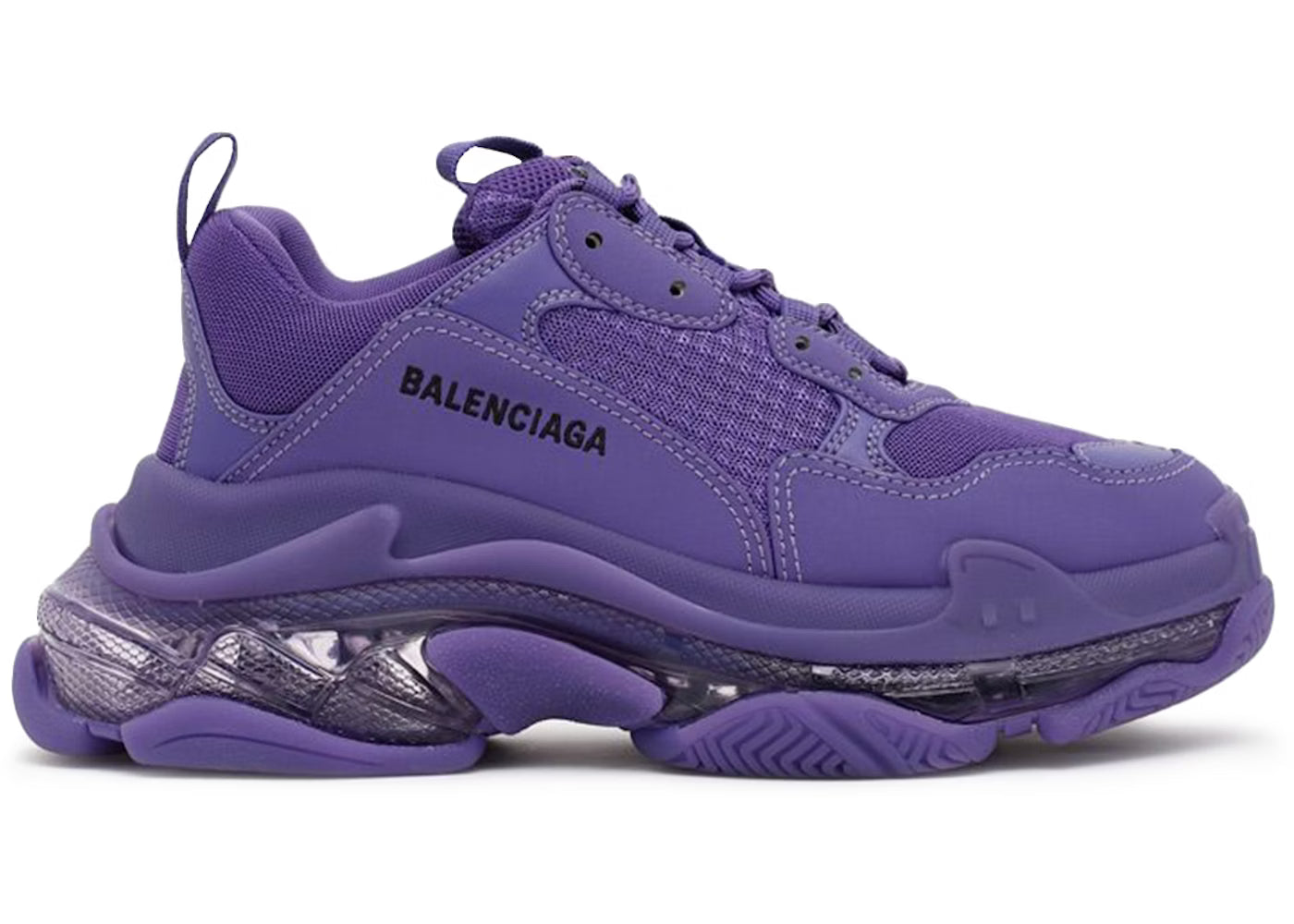 Balenciaga Triple S Deep Purple (Clear Sole)