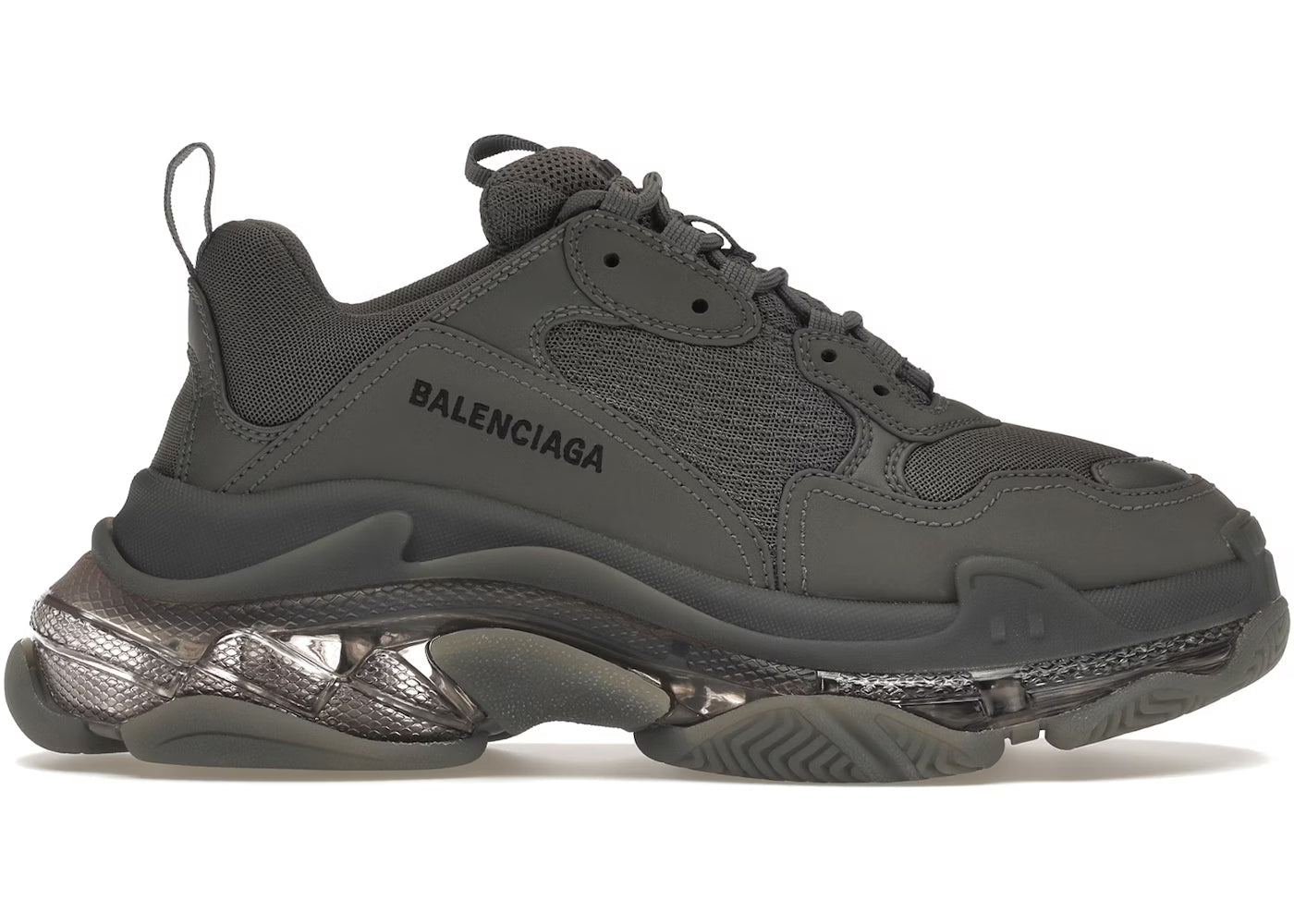 Balenciaga Triple S Dark Grey (Clear Sole)