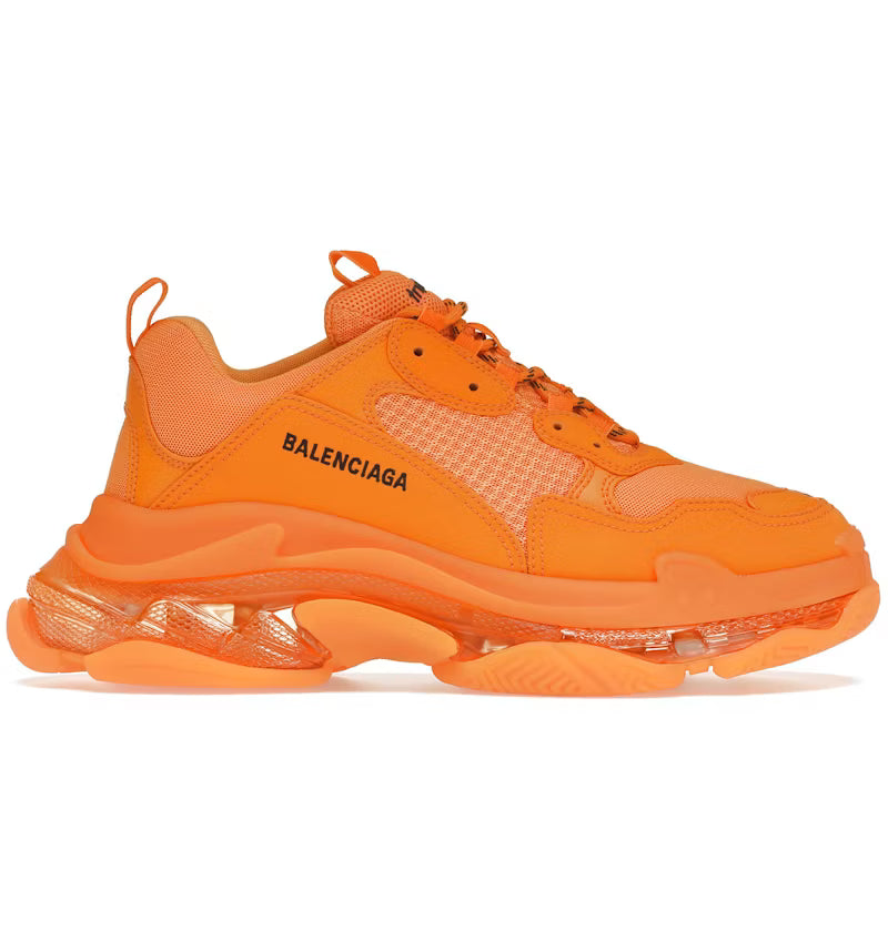 Balenciaga Triple S Orange (Clear Sole)