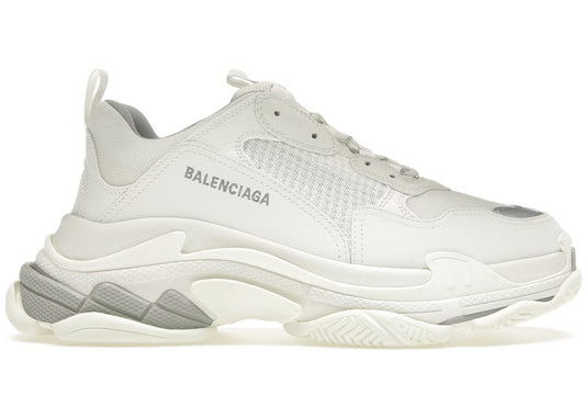 Balenciaga Triple S White Silver
