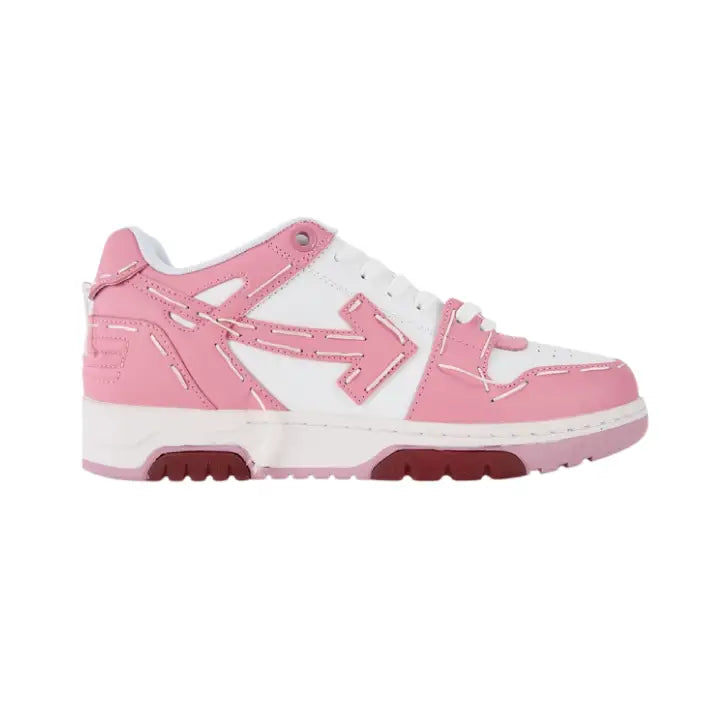 Off White Out of Office - White Pink Sartorial Stitching