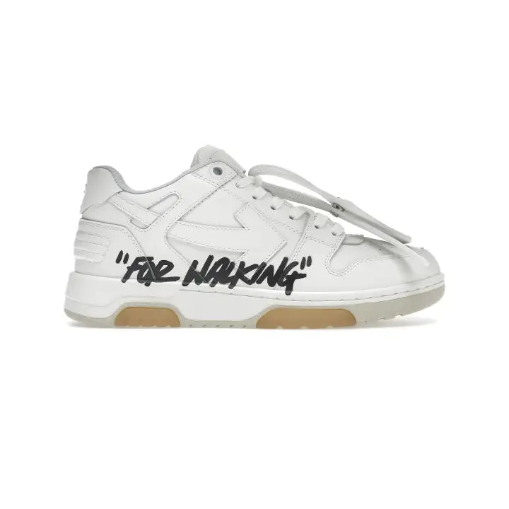 Off White Out of Office - White Black "For Walking"