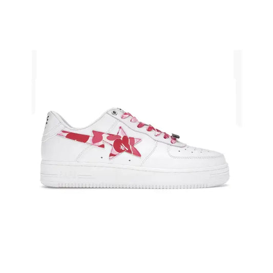 Bape Sta - White ABC Pink